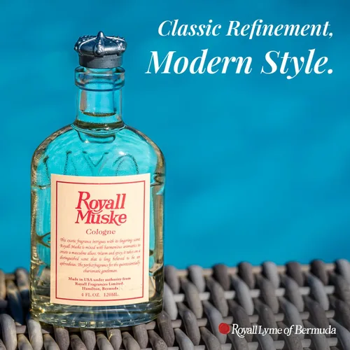 Vista 4 de Royall Muske By Royall Fragrances - Loción multiusos de colonia, 4 onzas para hombre