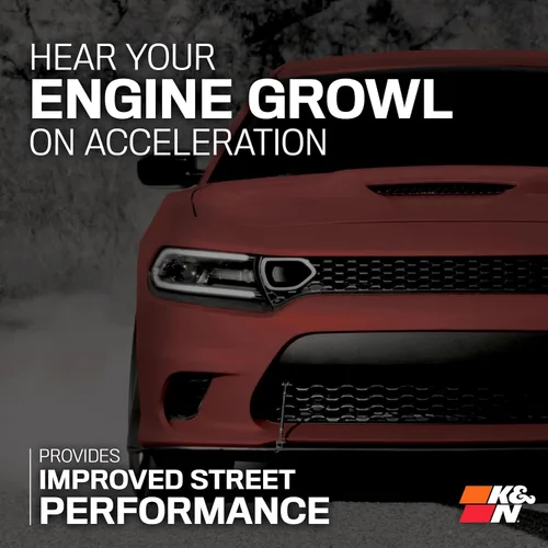 Vista 7 de K&N Sistema de admisión de aire frío: filtro de aire de alto flujo, aumento del rendimiento y aceleración: compatible con Chevrolet 2016-2020