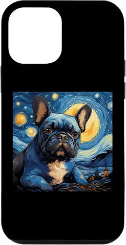 Vista 16 de Van Gogh Dog French Bulldog Case for iPhone 16