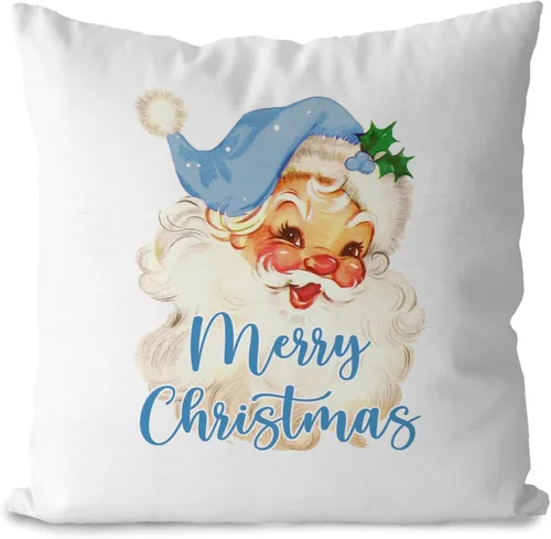 Vista 6 de DOTAIN Fundas de almohada de Navidad, fundas de almohada de Navidad moradas de 18 x 18 pulgadas, decoración de Navidad morada para el hogar