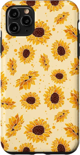 Vista 11 de Funda para iPhone 13 Pro Girasol Hermosa Mujer Niña Amarillo Verano Girasol