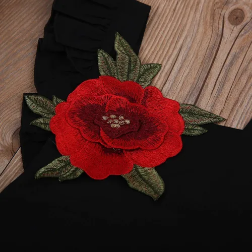 Vista 5 de Mameluco para bebé y niña, ropa floral para el verano, traje de verano