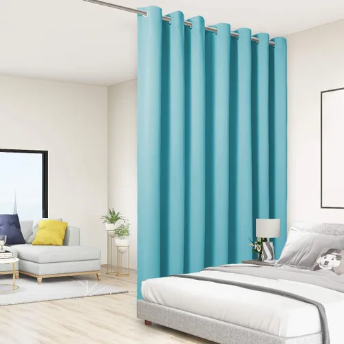Vista 23 de BONZER Separadores de cortinas negras, cortinas opacas portátiles, panel de tratamiento de ventana de privacidad, cortinas con aislamiento térmico