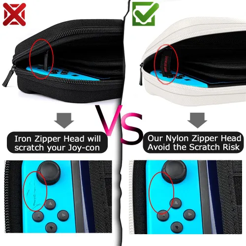 Vista 46 de daydayup Switch Carrying Case Compatible with Nintendo Switch 2, with 24 Games Cartridges Protective Hard Shell Travel Carrying Case Pouch for