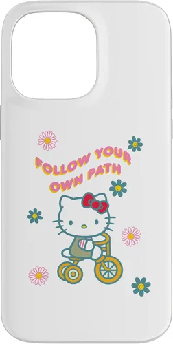 Vista 21 de iPhone 13 Pro Max Sigue tu propio camino con funda Hello Kitty
