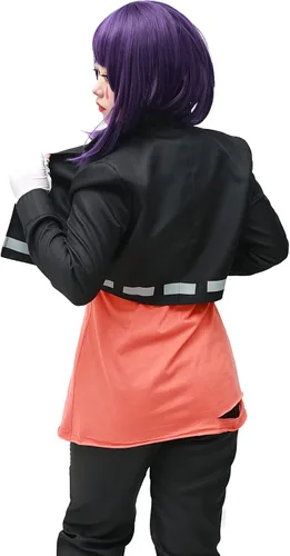 Vista 4 de C-ZOFEK Disfraz de héroe de cosplay de Jiro Kyoka, Negro
