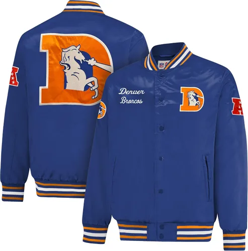 Vista 40 de Ultra Game Chaqueta de satén oficial de la NFL Supreme Heritage para hombre