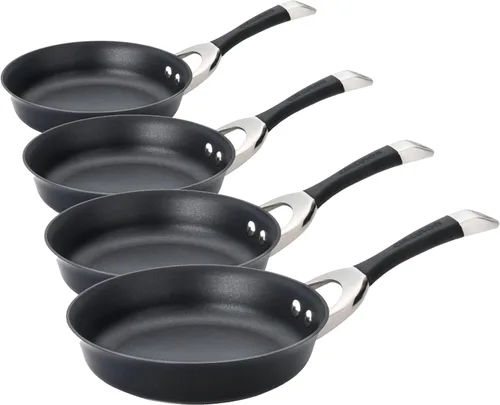 Vista 24 de Circulon Symmetry - Sartén antiadherente con anodizado duro de 8.5 pulgadas, negro