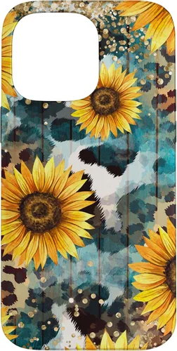 Vista 21 de Funda Boho Western de piel de vaca para iPhone 12 Pro Max