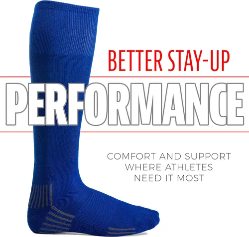 Vista 2 de Franklin Sports Youth Baseball + Softball Socks - Knee Socks for Kids - Boys + Girls Tall Sports Socks - Youth