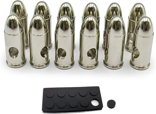 Vista 40 de Cápsulas de Entrenamiento para Práctica de Disparo en Seco Cartuchos Simulados Práctica de Carga y Disparo Seguro