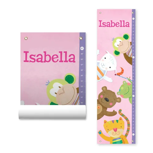 Vista 8 de Tabla de crecimiento personalizada para niños, mariposas - I See Me!