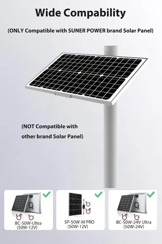Vista 5 de Kit de Rack de Soporte Ajustable para Montaje en Poste de Panel Solar de SUNER POWER - Compatible con Diámetro de Poste de 2.35 - 4.0 Pulgadas