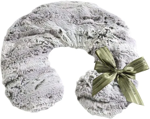 Vista 6 de Sonoma Lavender Almohada de cuello calentable/refrigerable de lavanda de lujo, apta para microondas para cuello y hombros con fundas extraíbles