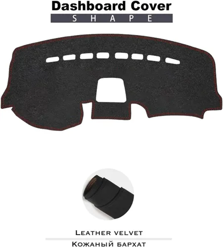 Vista 5 de BORATO Car Dashboard Cover Dashboard Sunshade Protector Mat Carpets，for Chevrolet Aveo 2014 Accessories