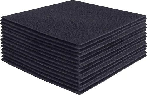 Vista 20 de FabricLA Hojas de fieltro acrílico para manualidades, cuadrados de fieltro precortados suaves de 4 x 4 pulgadas (3.9 in x 3.9 in), utiliza hojas