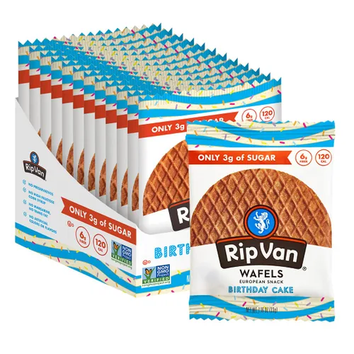 Vista 14 de RIP VAN WAFELS Galletas Wafel de miel y avena, 4.64 onzas
