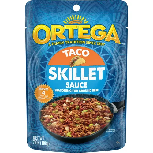 Vista 9 de Ortega Salsa de sartén, salsa de fajita, 7 onzas