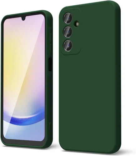 Vista 279 de oakxco Funda para teléfono Samsung Galaxy A12 con agarre de silicona líquida, linda delgada fina suave cubierta de gel de goma TPU lisa para mujeres