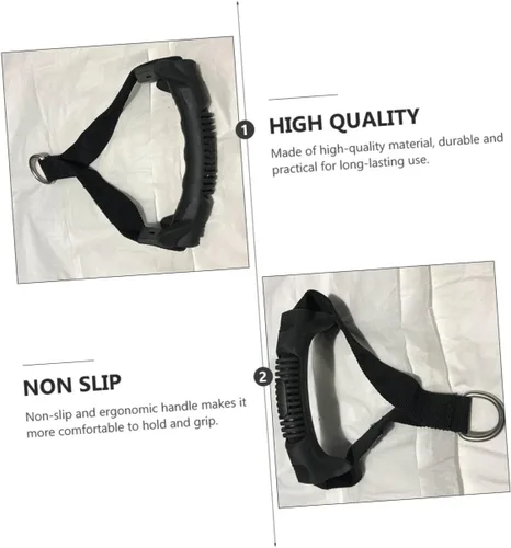 Vista 4 de BESPORTBLE 2 unids Fitness Handle Banda de Resistencia Mango de Entrenamiento Fitness Tirador de Cuerda Mango Deportivo Mango de Ejercicio Agarre