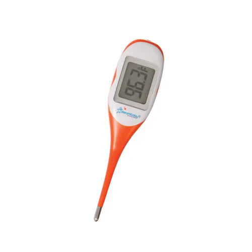 Vista 5 de Dreambaby Termómetro digital de respuesta rápida con alerta de fiebre, naranja