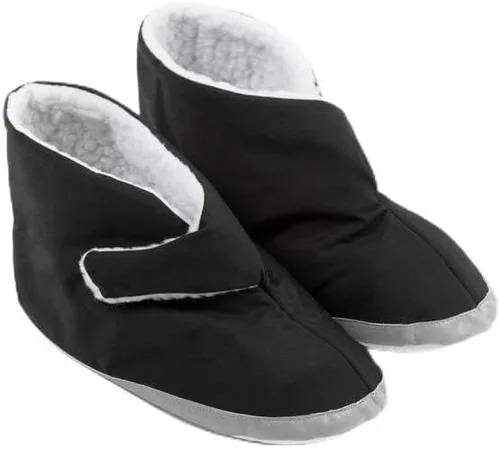 Vista 14 de Comfort Finds Botas de edema para hombre, extra anchas y espaciosas, para pies hinchados, suaves y ajustables para piel sensible y alivio de pies