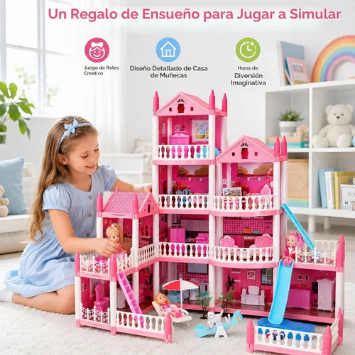 Vista 6 de Casa de muñecas para niñas