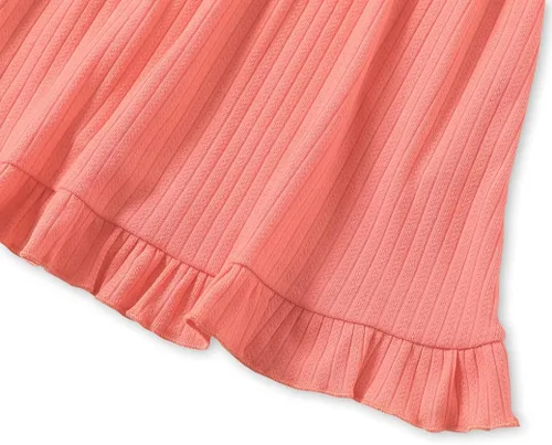 Vista 7 de IFFEI Mommy and Me Dresses Matching Set Solid Front Button Family Matching Sleeveless Dresses with Headband
