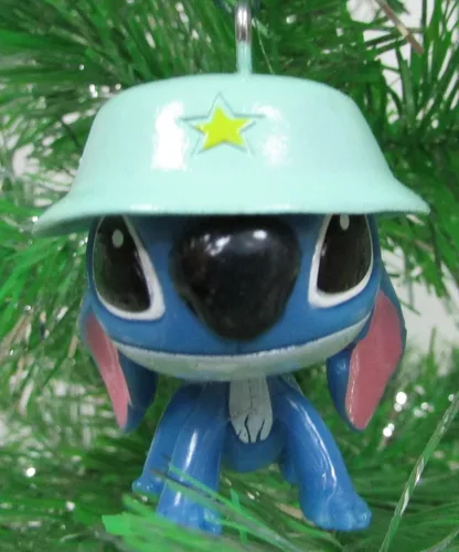 Vista 5 de Juego de adornos de Stitch con Stitch y Angel (diseño único irrompible)
