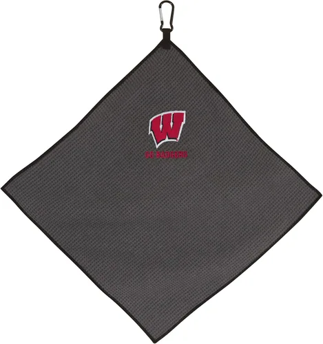 Vista 75 de Team Effort Collegiate - Toalla de microfibra gris de 15" x 15