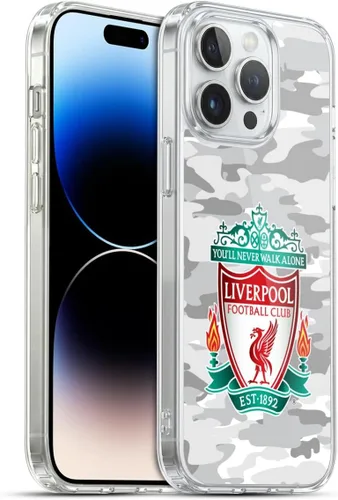 Vista 32 de Head Case Designs Funda de gel con licencia oficial del Liverpool Football Club Away Colourways Crest Camou [protección de grado militar] compatible