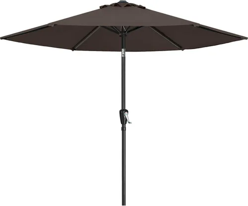Vista 15 de ABCCANOPY 7.5FT Patio Umbrella Outdoor 6 RibsTable Umbrella(Brown)