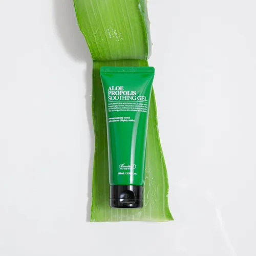 Vista 7 de BENTON Gel calmante de propóleo de aloe, 3.38 onzas líquidas, hidratante ligero para después del sol para cara, tamaño apto para viajes, aloe vera