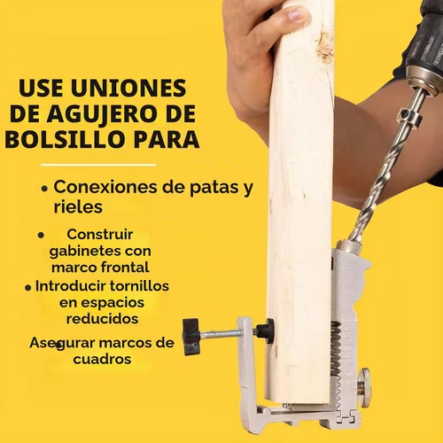 Vista 5 de General Tools Plantilla de agujero de bolsillo ajustable 854