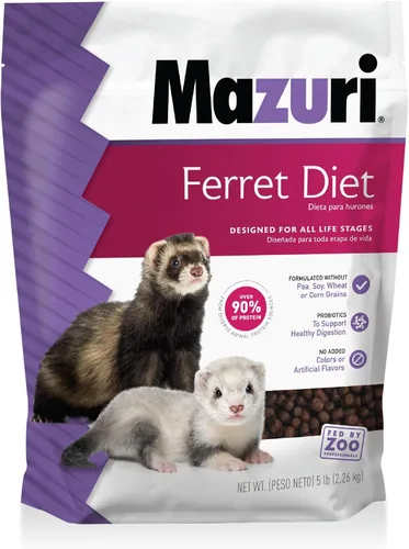 Vista 7 de Mazuri Alimento nutricionalmente completo para hurones Bolsa de 5 libras (5 lb.)