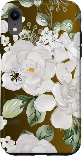 Vista 25 de Funda para iPhone 16 White Gardenia's Nectar Flowing Over