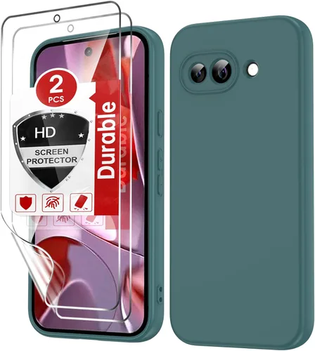 Vista 9 de LeYi Funda para Google Pixel 6A, Funda para Google Pixel 6A [6.1"] con Paquete de 2 Protectores de Pantalla de Vidrio Templado, Funda de Silicona