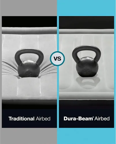 Vista 4 de INTEX Colchón de aire doble, cama inflable de lujo TruAire de 18 pulgadas con bomba incorporada