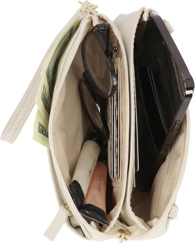 Vista 2 de Mundi Brady RFID - Bolso cruzado para teléfono celular para mujer