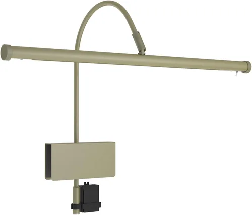 Vista 7 de Cocoweb - Luz de piano grande de LED de 19" en bronce caoba con acentos de latón con clip regulador Bronce (mahogany bronze)