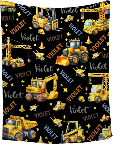 Vista 10 de Manta personalizada de franela de vellón con nombre, ligera, suave, bonita y acogedora para cama, sofá, viajes al aire libre, 30 x 40 pulgadas