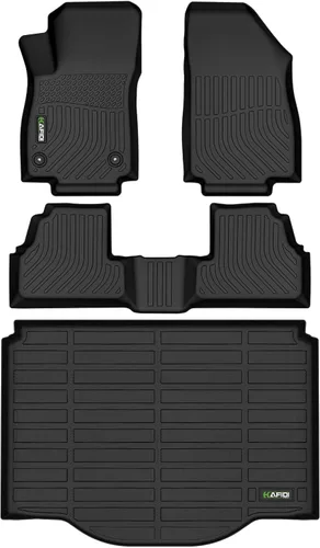 Vista 22 de HAFIDI® - Tapetes para auto con almacenamiento debajo del asiento, para todo clima, antideslizantes, de elastómero termoplástico, para la primera