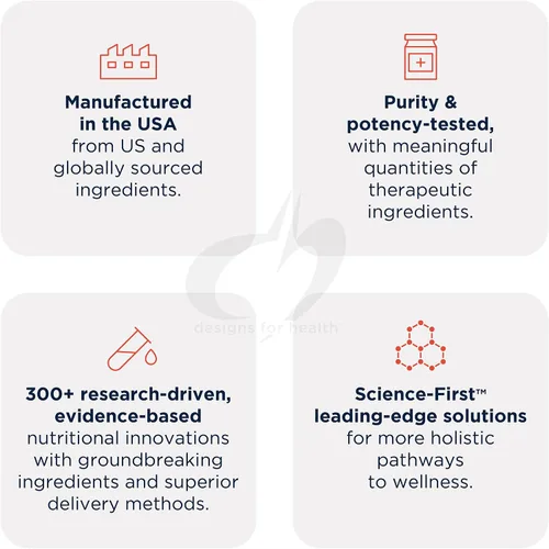 Vista 8 de Designs for Health IB Synergy - Apoya la salud gastrointestinal, la digestión + la conexión cerebro-intestinal - Suplemento de apoyo del sistema