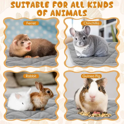 Vista 6 de Novabright Paquete de 4 camas autocalentables para gatos, gatos, perros, alfombrillas térmicas suaves y cálidas con parte inferior antideslizante