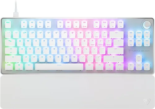 Vista 17 de Turtle Beach Vulcan II - Teclado para juegos de PC de tamaño completo, interruptores mecánicos Titan II, teclas iluminadas RGB personalizables