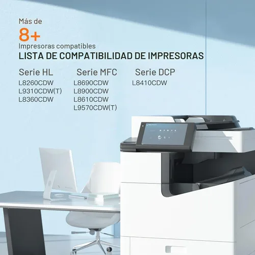 Vista 4 de E-Z Ink TN433 - Cartucho de tóner compatible con Brother TN-433 TN431
