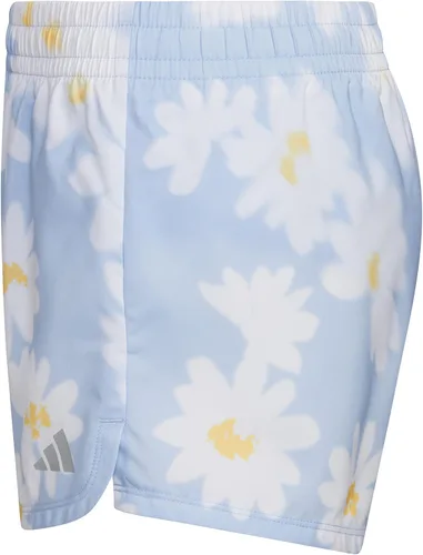 Vista 3 de adidas Pantalón corto tejido Pacer con estampado completo Aeroready para niña