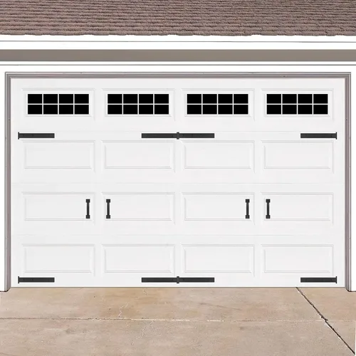 Vista 7 de Kit de herrajes magnéticos decorativos para puerta de garaje, atractivas bisagras de imitación, accesorios de decoración, 1 acentos de puerta