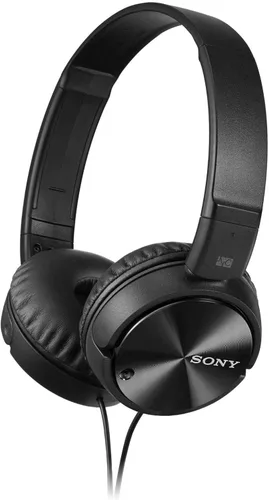 Vista 4 de Sony - Auriculares con cancelación de ruido ZX110NC con funda protectora para auriculares - Negro