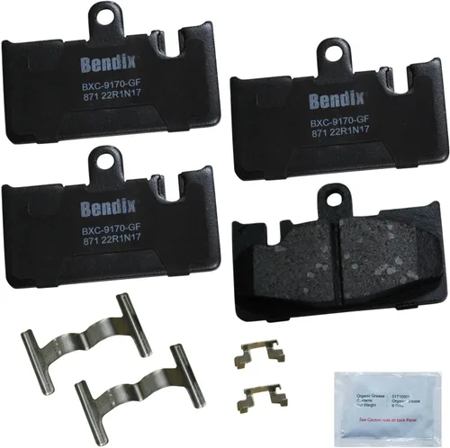 Vista 221 de Bendix Priority1 CFC154 - Juego de pastillas de freno de disco para Avanti II, Century, LeSabre, Regal, Riviera, chasis comercial, DeVille